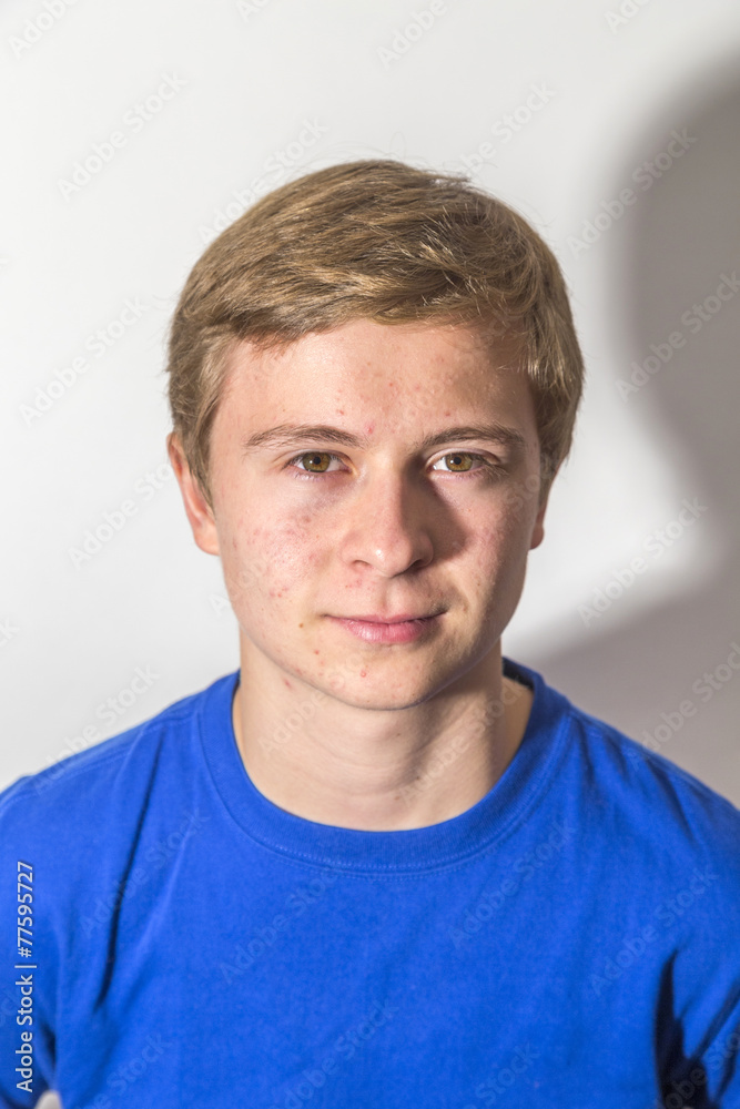 portrait of cute boy in puberty portrait of cute boy in puberty