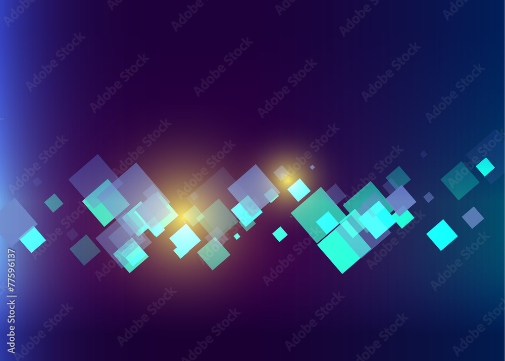 abstract  technology blue color vector background - obrazy, fototapety, plakaty 