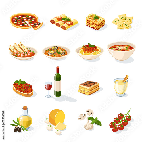Italian Food Set