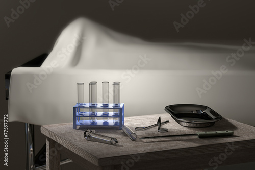 Canvas Print autopsy