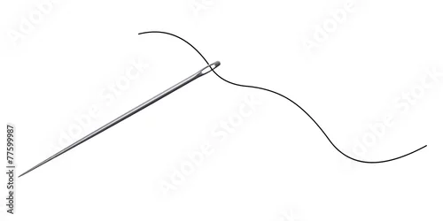 Fototapeta Couture, fil et aiguille