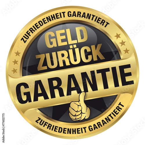 Geld zurück Garantie - Zufriedenheit garantiert