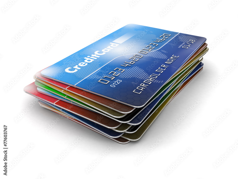 Credit Cards (clipping path included) Credit Cards (clipping path included)