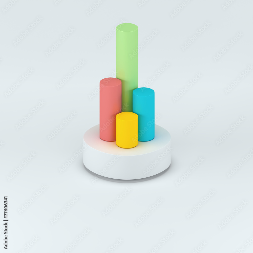 3d cylinder infographic elements render illustration 3d cylinder infographic elements render illustration