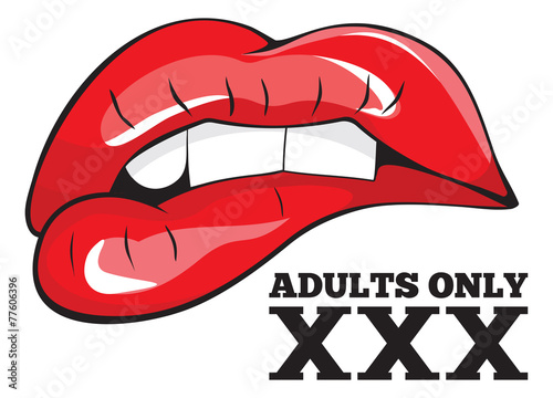 Adults only sign. XXX sign