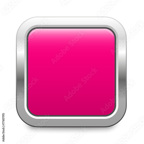 pink metallic button square template