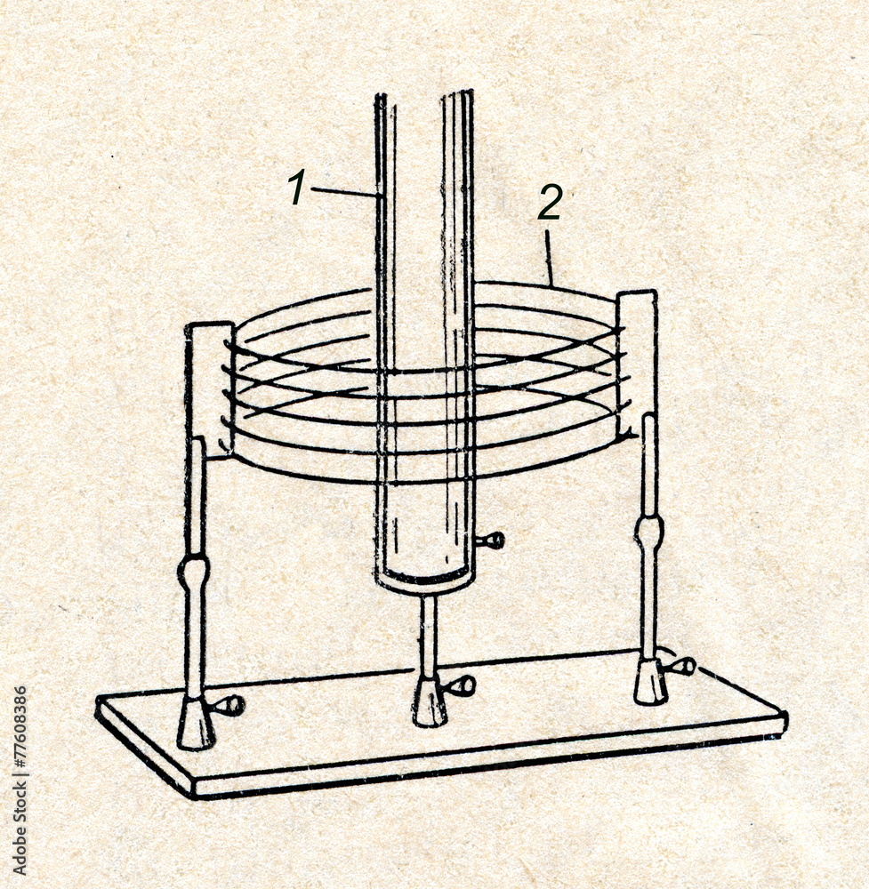 High frequency transformer (Tesla coil)
