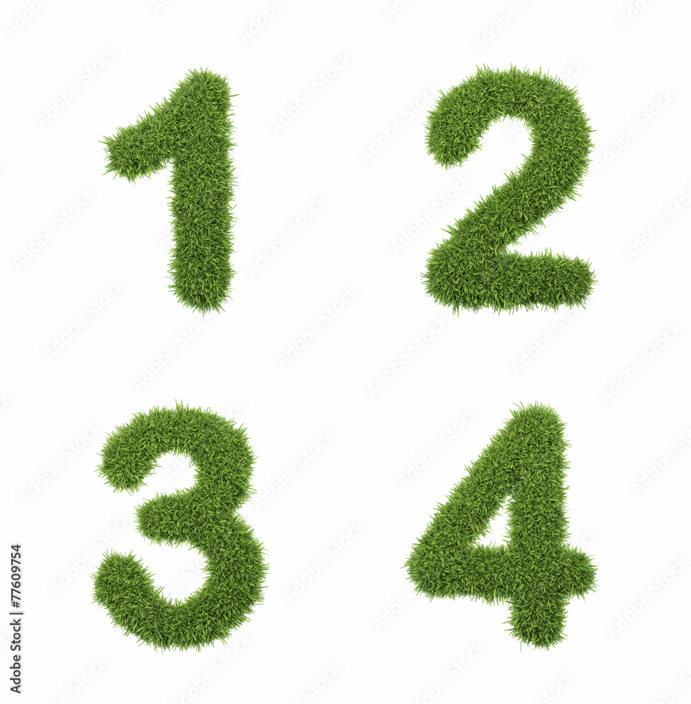 grass symbol set grass symbol set