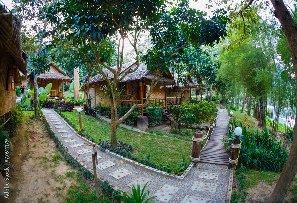 Bungalow for a lodging for the night Bungalow for a lodging for the night