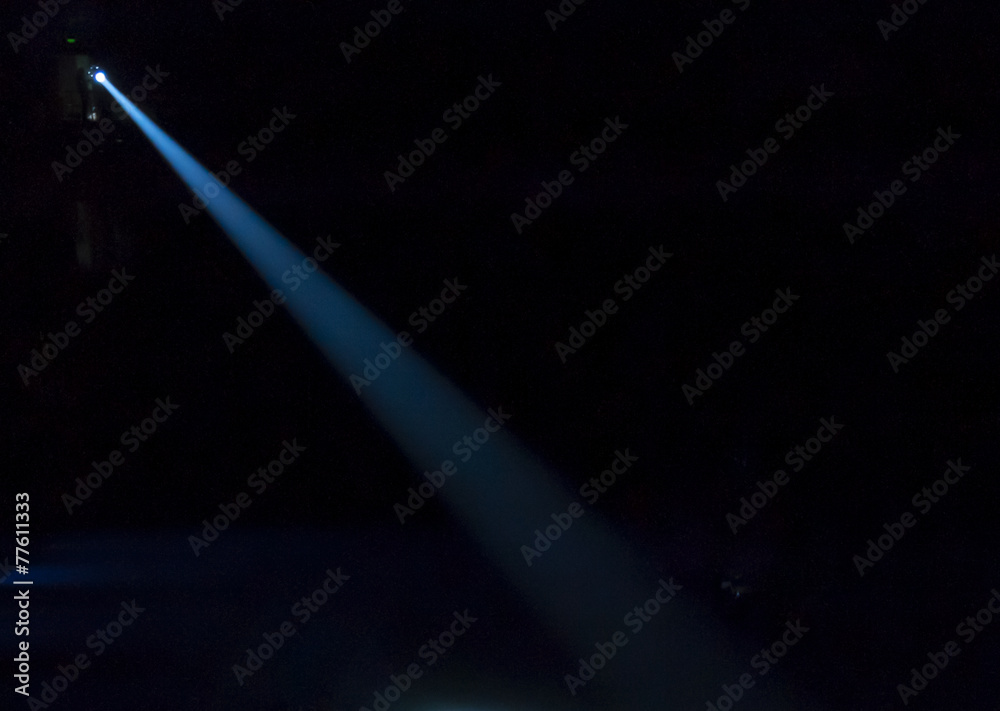 Stage Spotlight with Laser rays - obrazy, fototapety, plakaty 