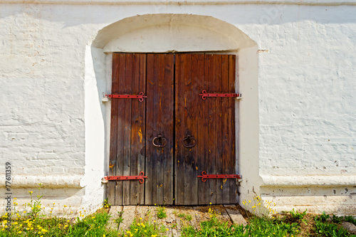 ancient locked door