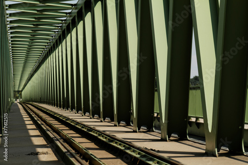 Obraz na płótnie Railway bridge w salonie