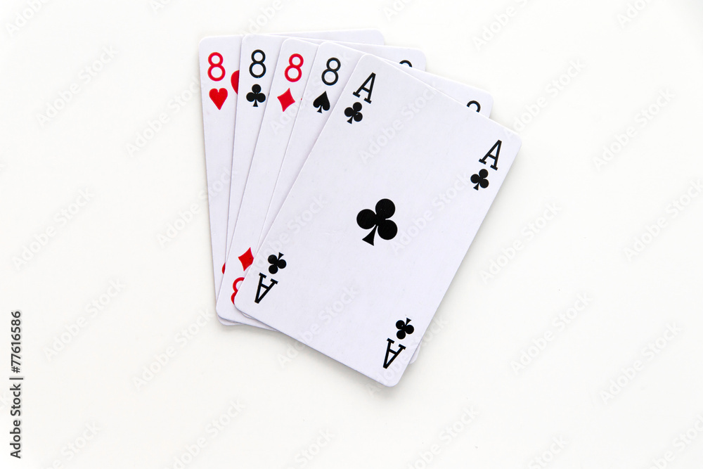 Obraz premium Spielkarten Symbole