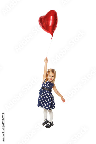 Heart in a small hand