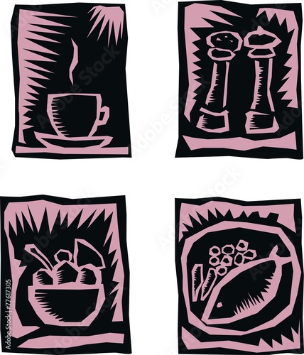 Cafe Icons pink