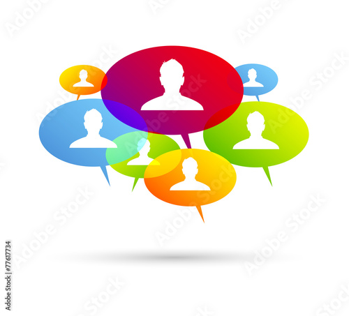 discussione, dialogo, community colori