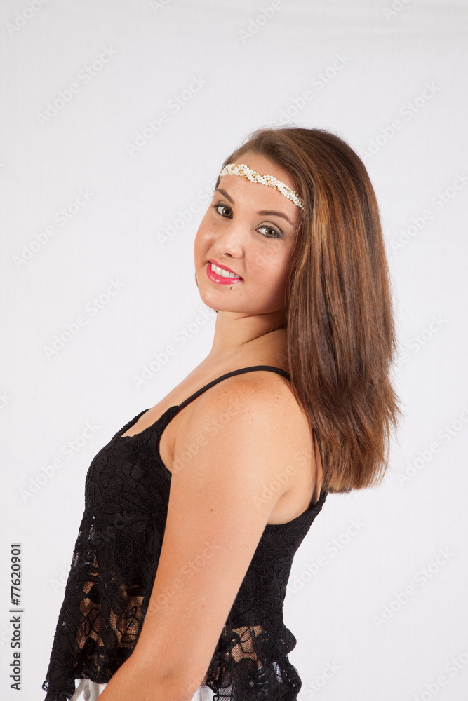 woman smiling at the camera with pleasure, woman smiling at the camera with pleasure,
