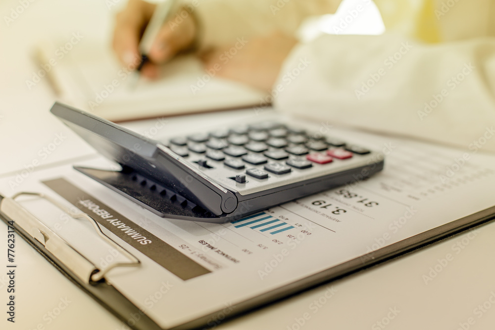 Business people discussing the charts and graphs showing the res