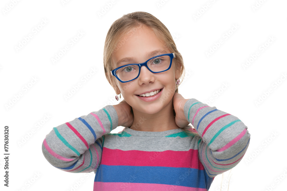 Smiling pretty blonde girl Smiling pretty blonde girl