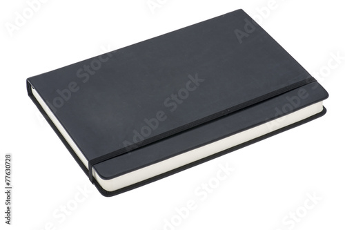 Black handbook isolated