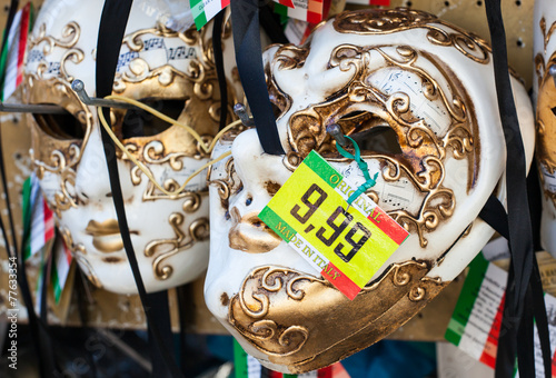 Venetian masks for sale.