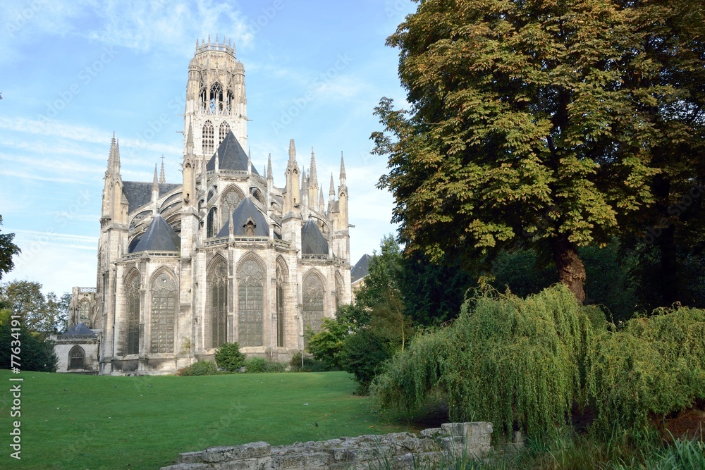 Ehemalige Abteikirche Saint-Ouen in Rouen - Frankreich