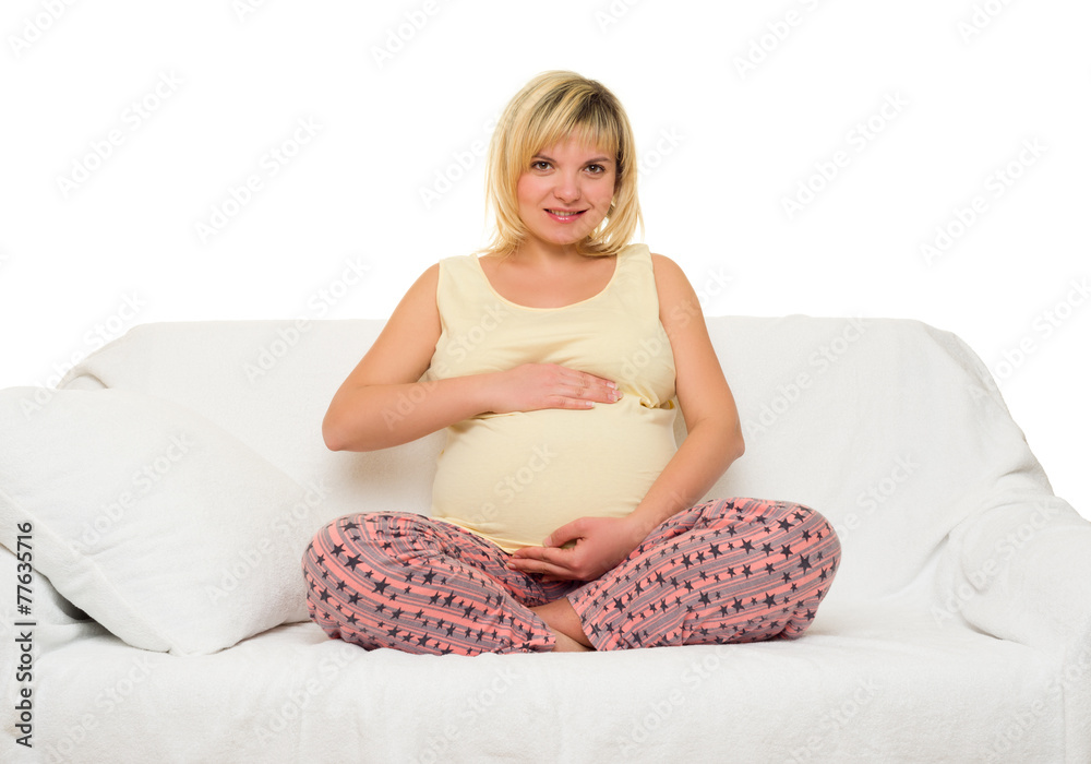 pregnant woman in bed pregnant woman in bed