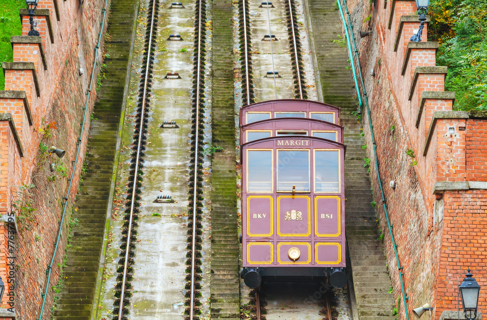 Budapest Castle hill funicular