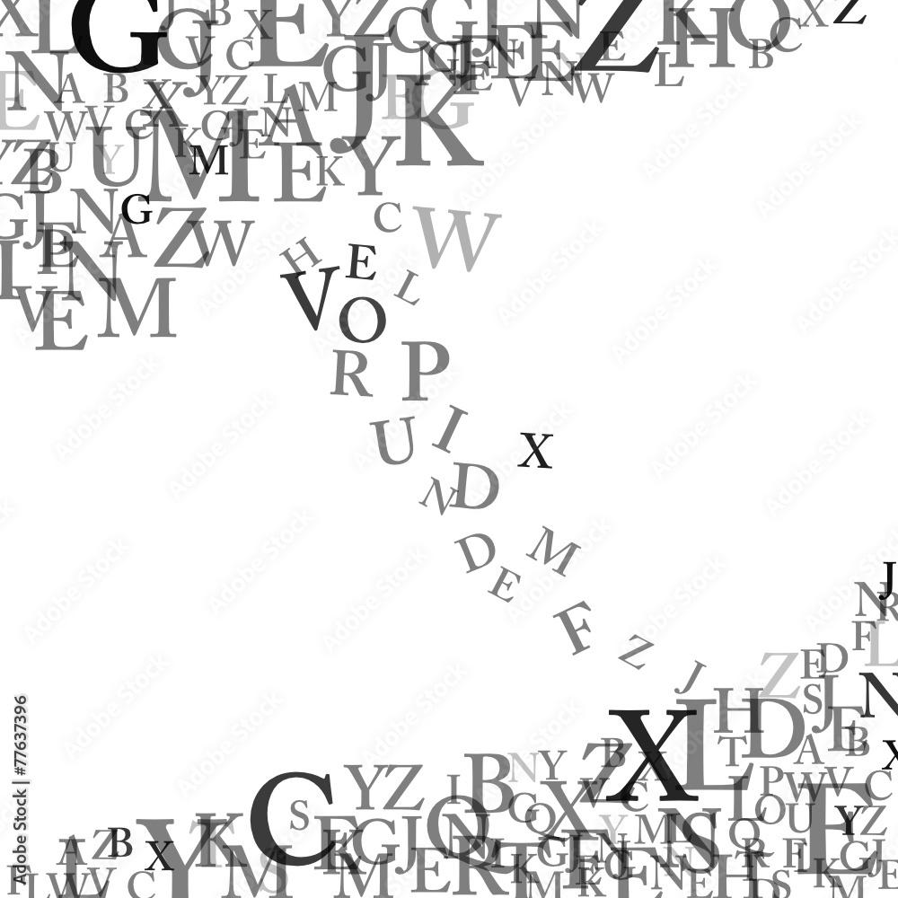Buchstaben Collage  #150205-05