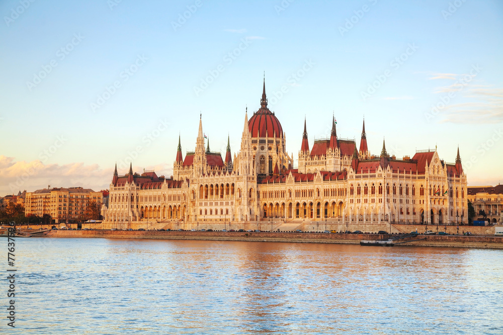 Parliament building in Budapest, Hungary
