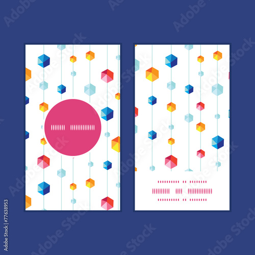 Vector abstract hanging jewels striped vertical round frame