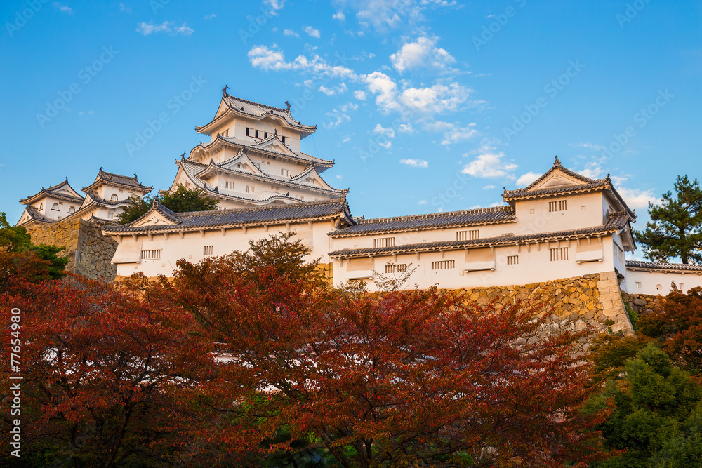 Himeji Castle in Hyogo Prefecture in Japan