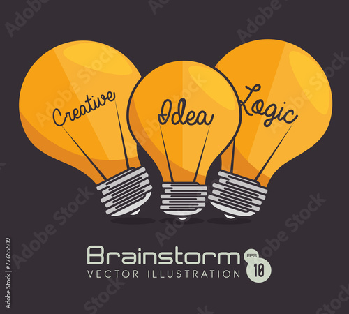 Idea design, vector illustration.