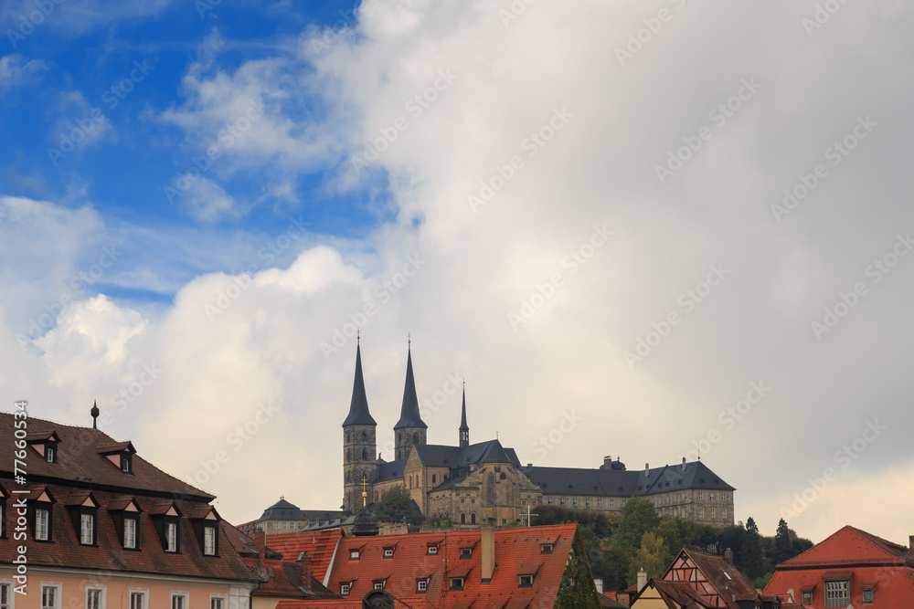 Fototapeta premium Kloster Michelsberg (Michaelsberg) in Bamburg, Germany