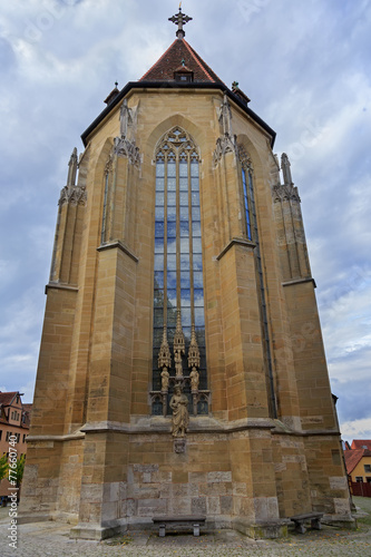 Church of Saint Jacob, lutheran in the Rothenburg ob der Tauber, photo