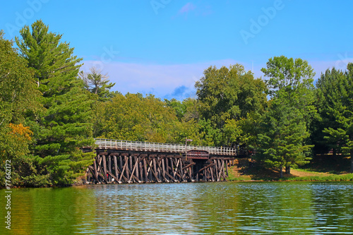 Εκτύπωση καμβά Bearskin State Trail Minocqua Wisconsin
