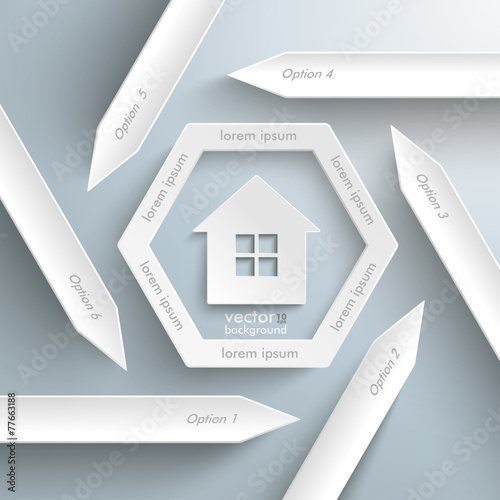 Six Arrows Hexagon House Window