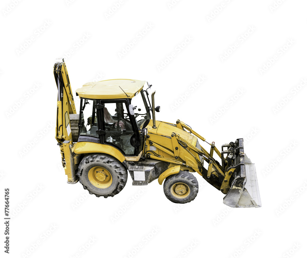 Naklejka premium Mechanical shovel