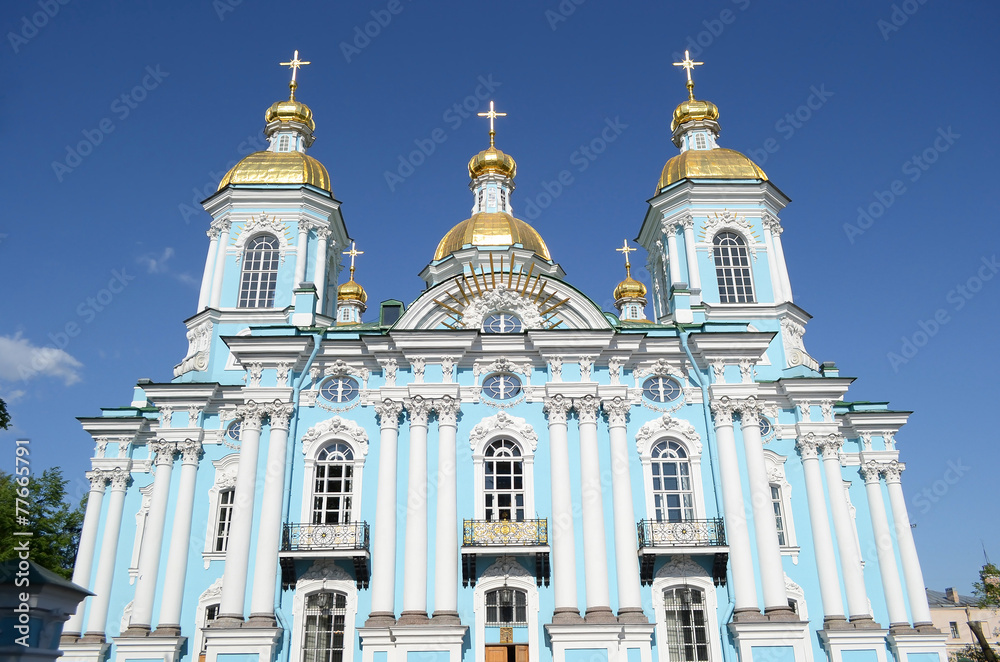 St. Nicholas Naval Cathedral, St. Petersburg.