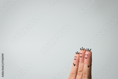 Fotografia, Obraz Happy fingers