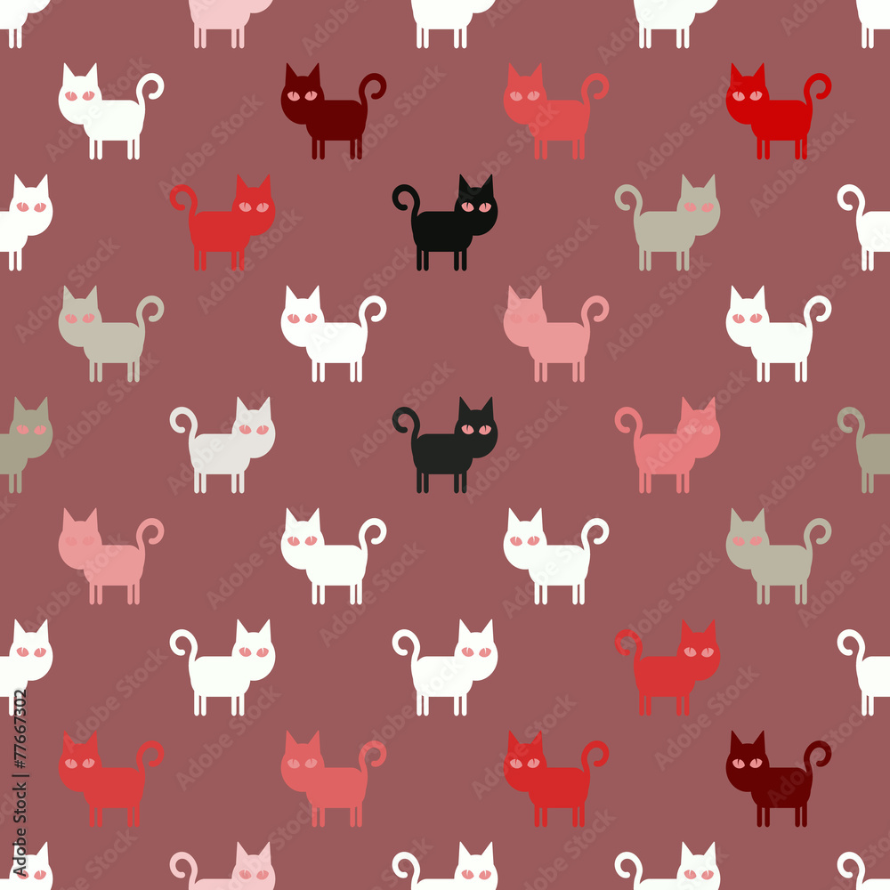 seamless background with pets seamless background with pets