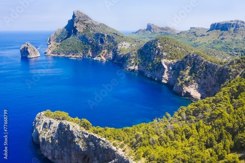 Cape Formentor in Mallorca, Balearic island, Spain photo
