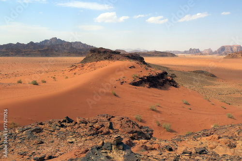 desert in Jordan in the Middle East