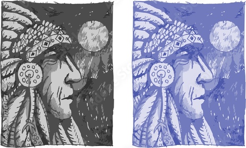 native american chief profile