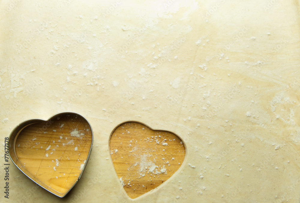 Obraz premium Heart shape pastry