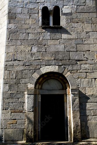 italy  lombardy     in  the arsago    church   closed brick tow photo