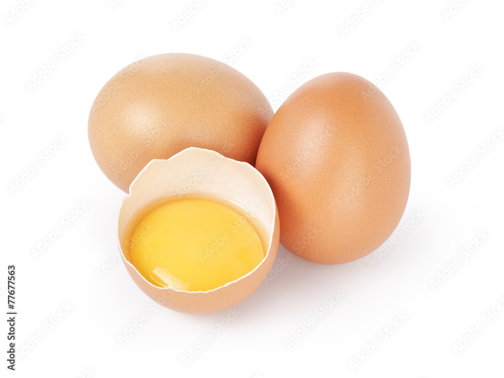 raw brown chicken egg isolated raw brown chicken egg isolated
