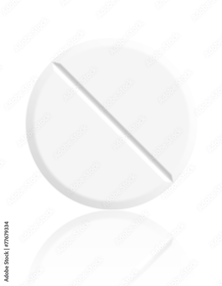 Pill isolated on white background Pill isolated on white background
