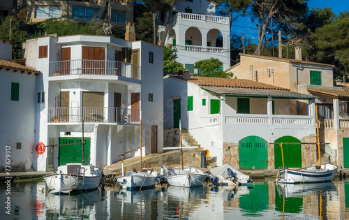 Bild auf Leinwand Traditional fishing village