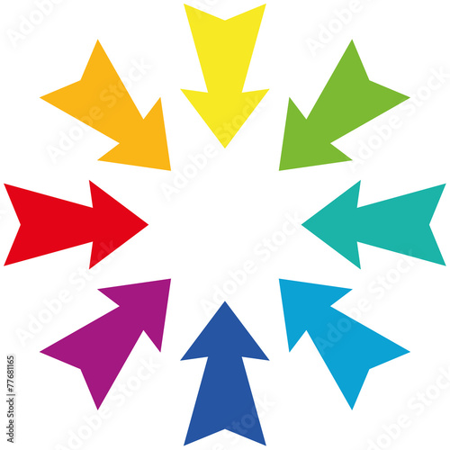 Darts Centripetal Rainbow Gradient